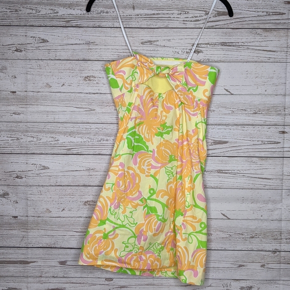 lilly pulitzer • la te dah dahlia floral dress - Picture 3 of 7